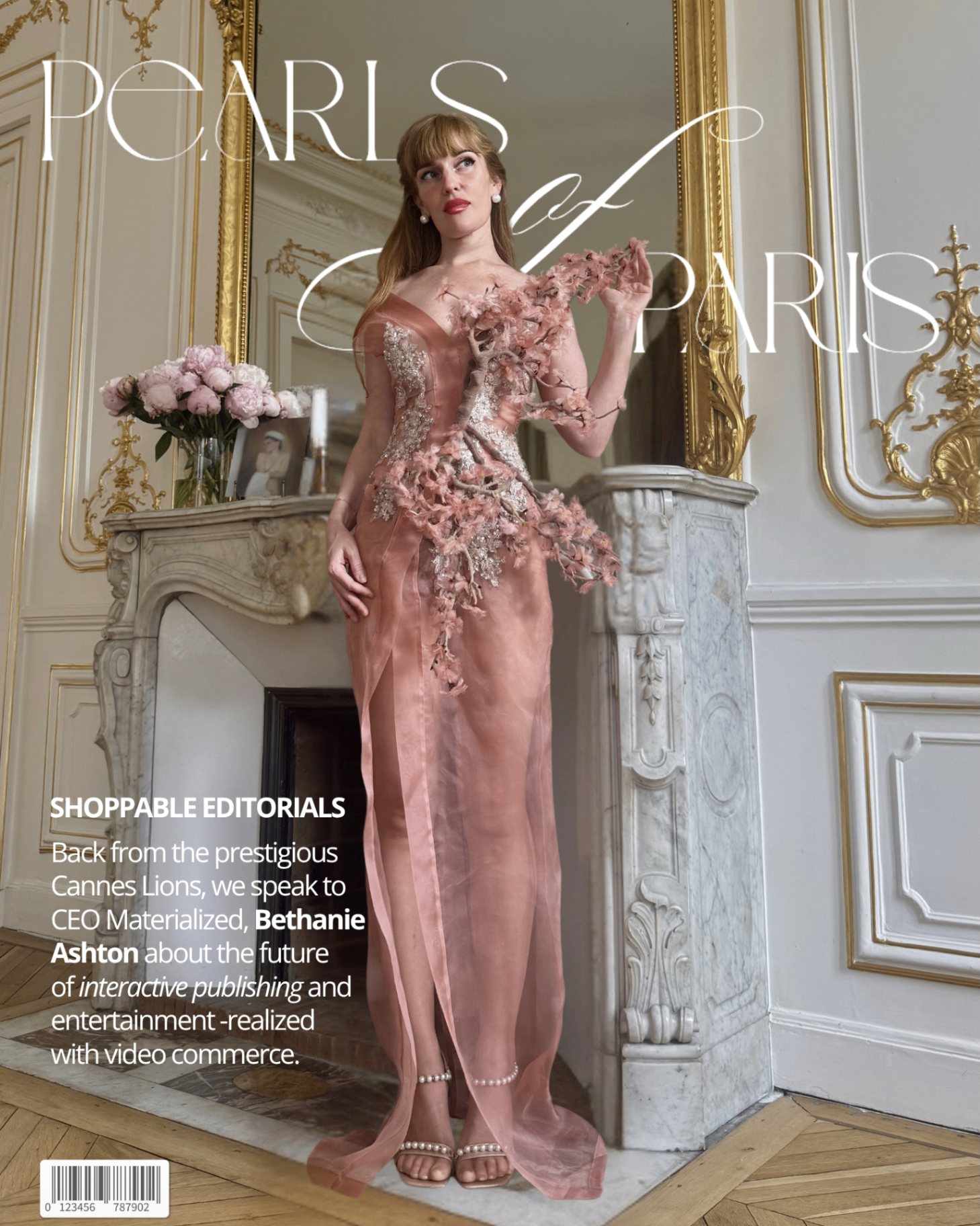 Pearls of Paris — Shoppable Editorials cover featuring Bethanie Ashton